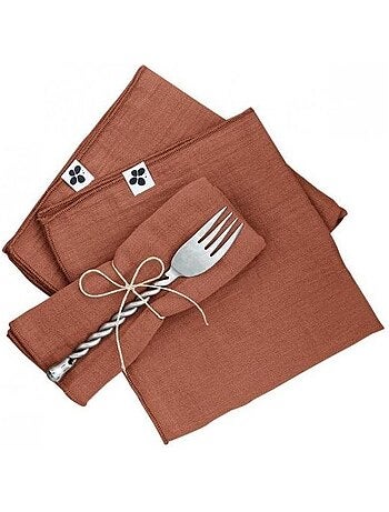 3 Serviettes de table Gaia