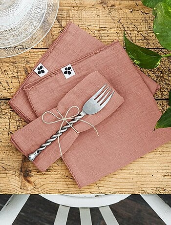 3 Serviettes de table Gaia