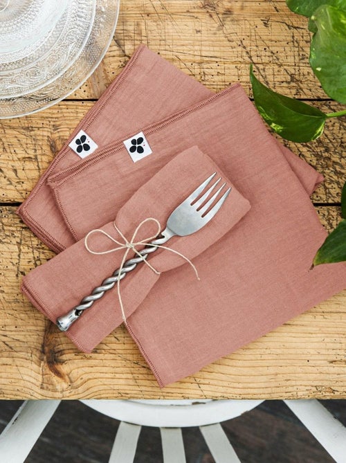 3 Serviettes de table Gaia - Kiabi