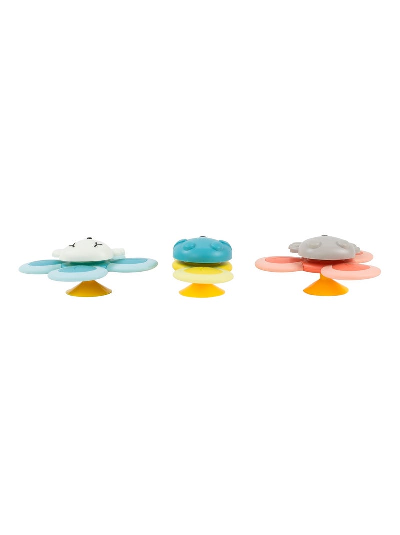 3 Spinners sensoriels animaux Blanc - Kiabi