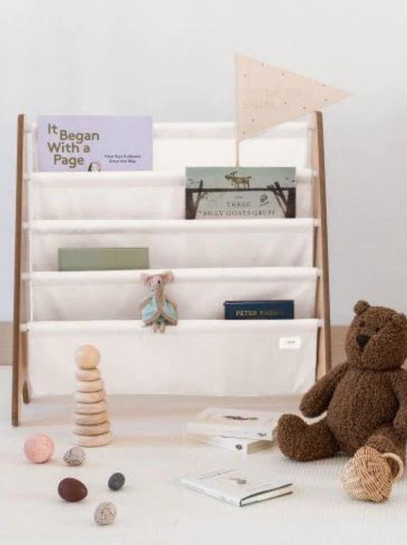 3 sprouts - Bibliothèque en tissu Ecru - Kiabi