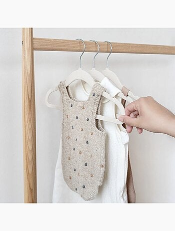 3 sprouts - Lot de 15 cintres en velours