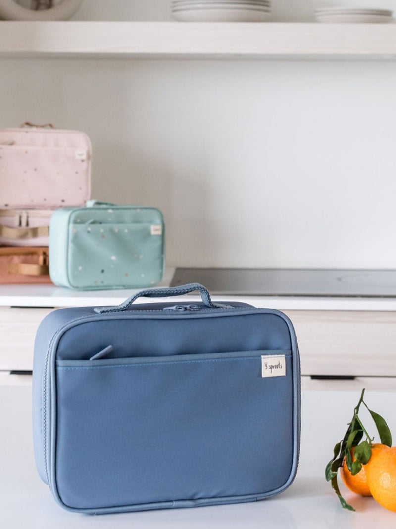3 sprouts - Lunch bag en tissu recyclé Bleu - Kiabi