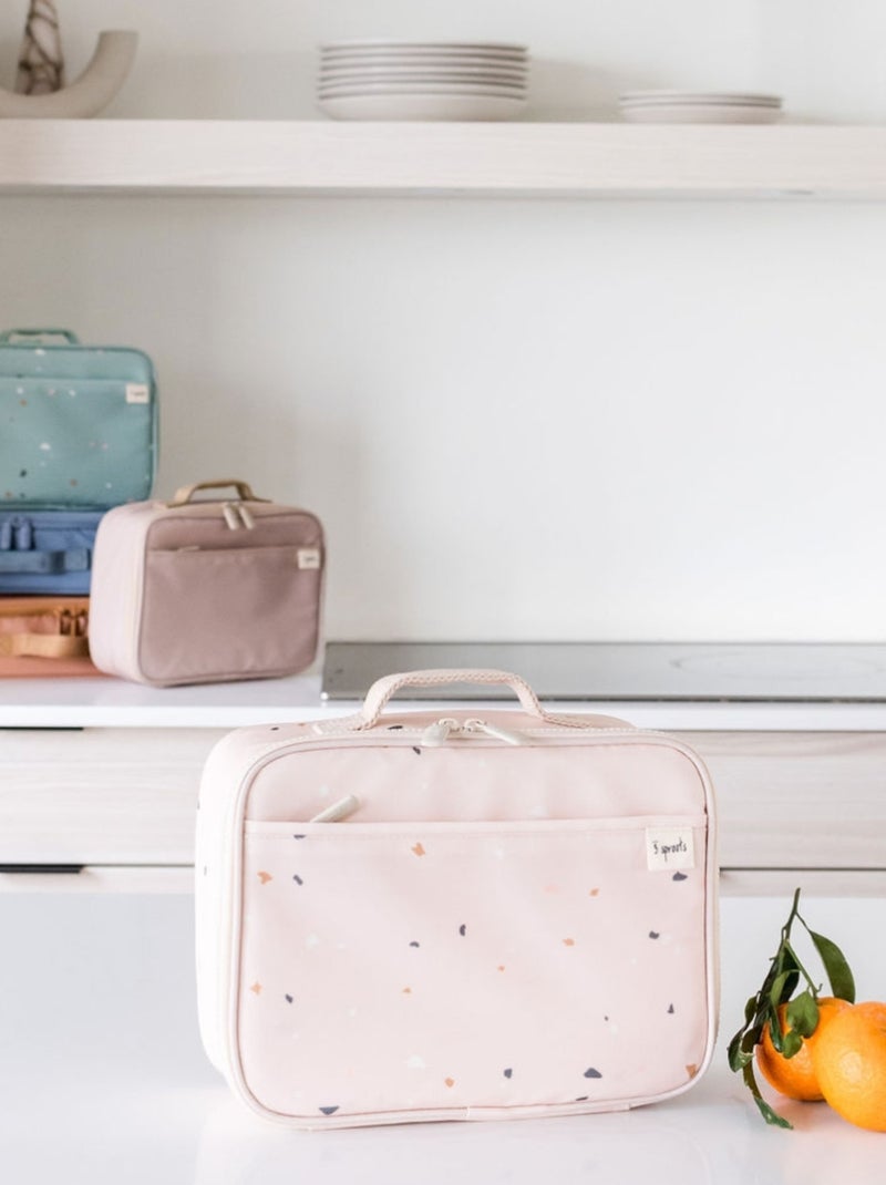 3 sprouts - Lunch bag en tissu recyclé Rose - Kiabi