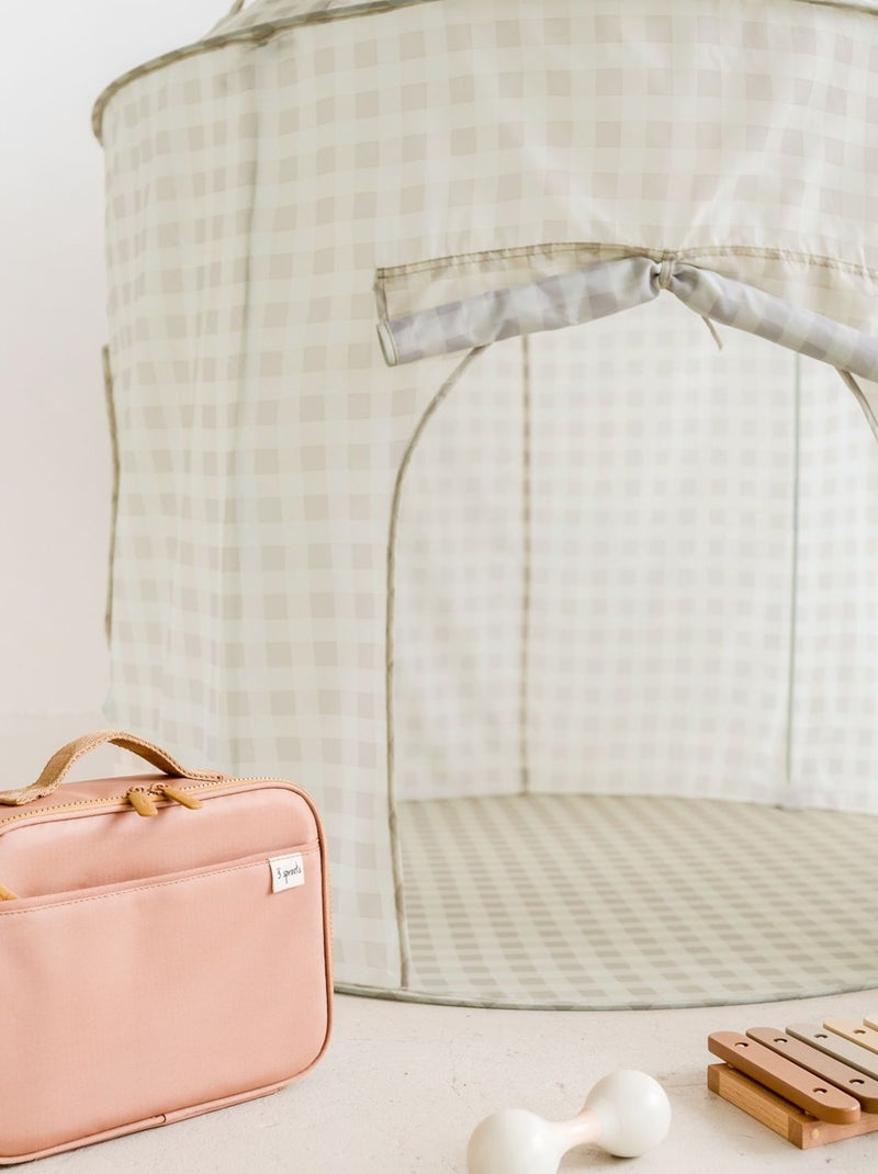 3 sprouts - Tente de jeu en tissu recyclé Beige - Kiabi