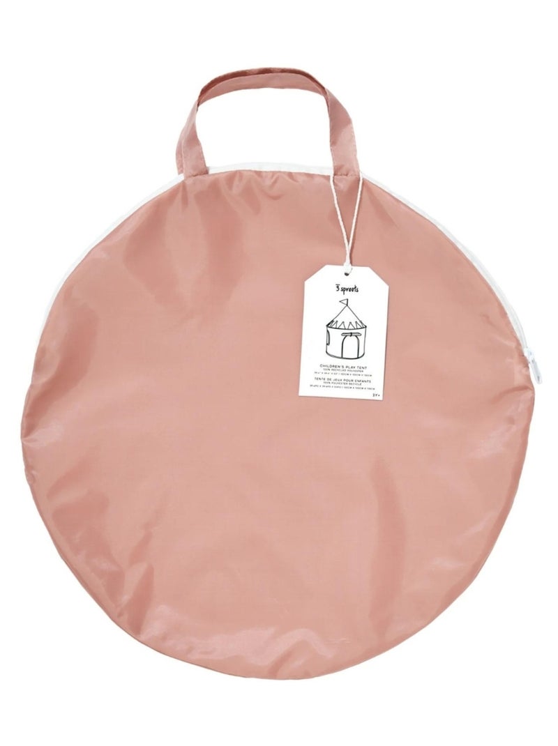 3 sprouts - Tente en tissu recyclé Rose - Kiabi