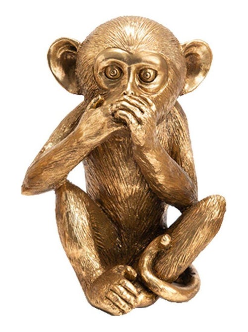 3 Statuettes Singes en résine Rien dit, Rien vue, Rien entendu - Kiabi