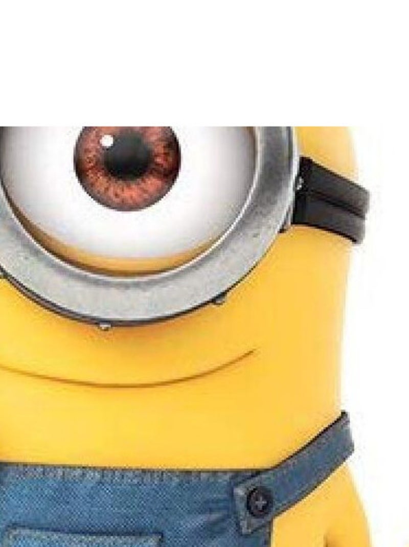 3 stickers Geants repositionnables Les Minions H 46 cm Jaune - Kiabi