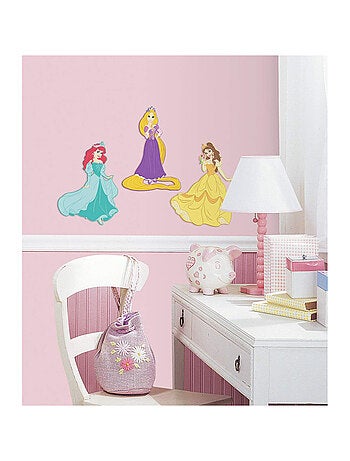 3 Stickers Relief Mousse Princesses Disney 25 cm