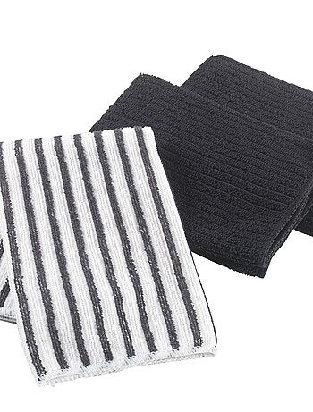 3 Torchons microfibre Collection Cuistot