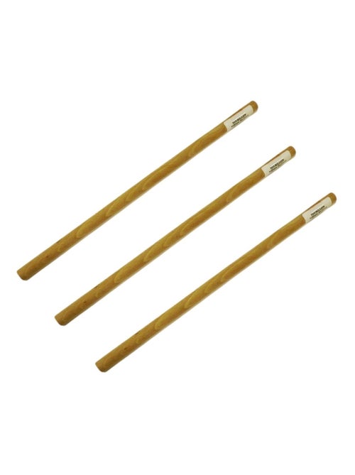 3 tourillons lisses en bois pour tissage mural 30 - Graine Créative - Kiabi