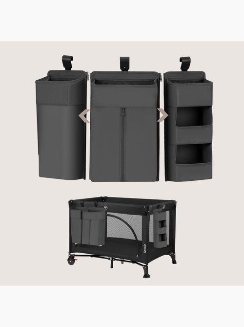 3 x Organisateur suspendu pour lit bébé LIONELO Sidepocket - Ranger les couches - Panier - Kiabi