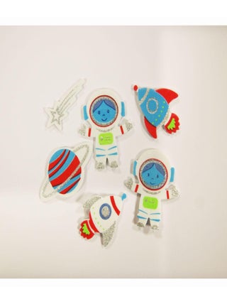 30 Autocollants - Mousse EVA - Astronaute - - Global Gift