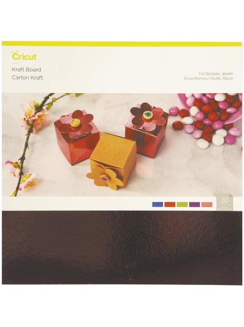 30 Feuilles carton kraft Couleurs métallisées 30,5 - Cricut - Kiabi