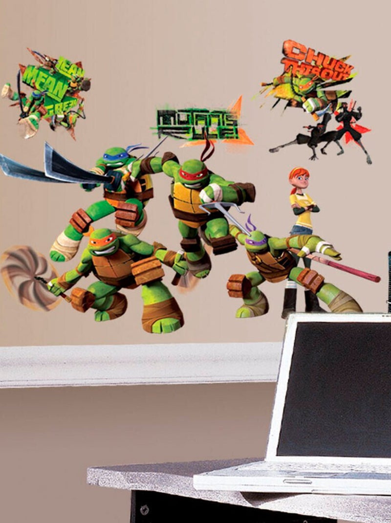 30 Stickers Club Tortues Ninja Nickelodeon Multicolore - Kiabi