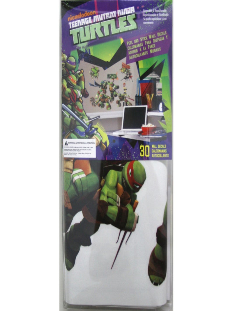 30 Stickers Club Tortues Ninja Nickelodeon Multicolore - Kiabi