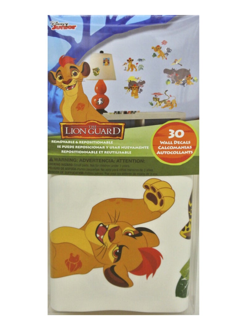 30 Stickers Kion La Garde du Roi Lion Disney Multicolore - Kiabi