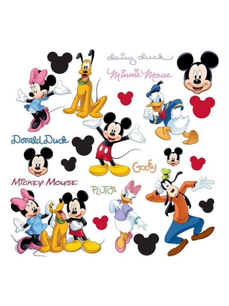 30 Stickers Mickey Mouse et ses amis Disney Multicolore - Kiabi