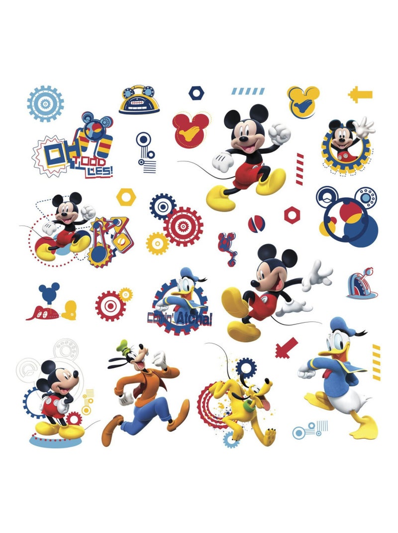 31 Stickers Mickey et ses amis ClubHouse Disney Multicolore - Kiabi