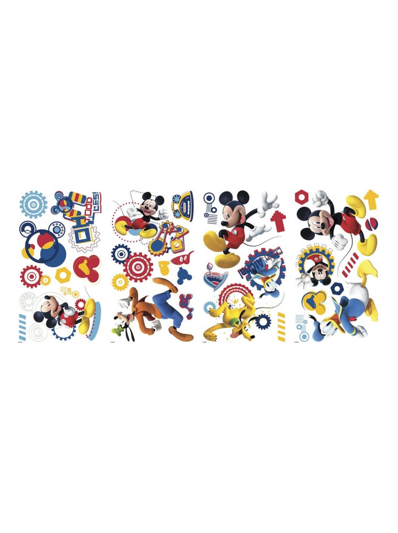 31 Stickers Mickey et ses amis ClubHouse Disney Multicolore - Kiabi
