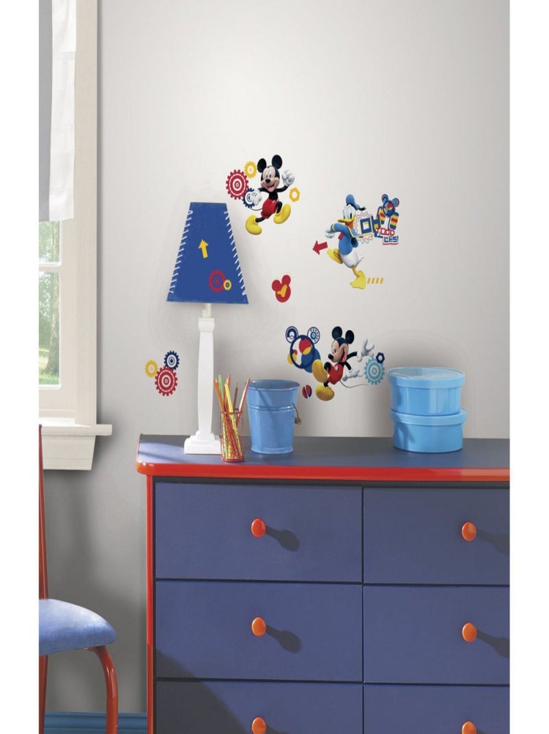 31 Stickers Mickey et ses amis ClubHouse Disney Multicolore - Kiabi