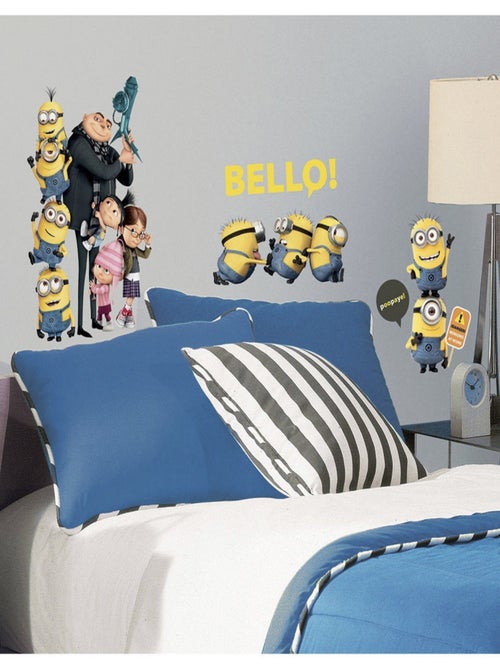 31 stickers repositionnables Les Minions - Kiabi