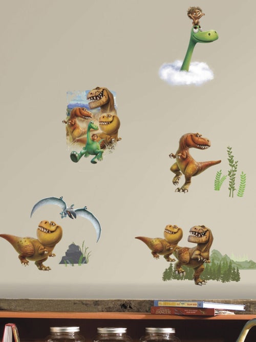 32 Stickers personnages Le Voyage d'Arlo Disney - Kiabi