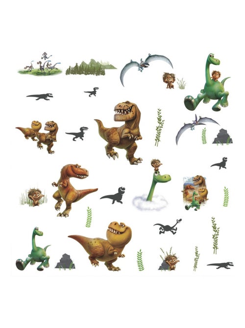 32 Stickers personnages Le Voyage d'Arlo Disney - Kiabi
