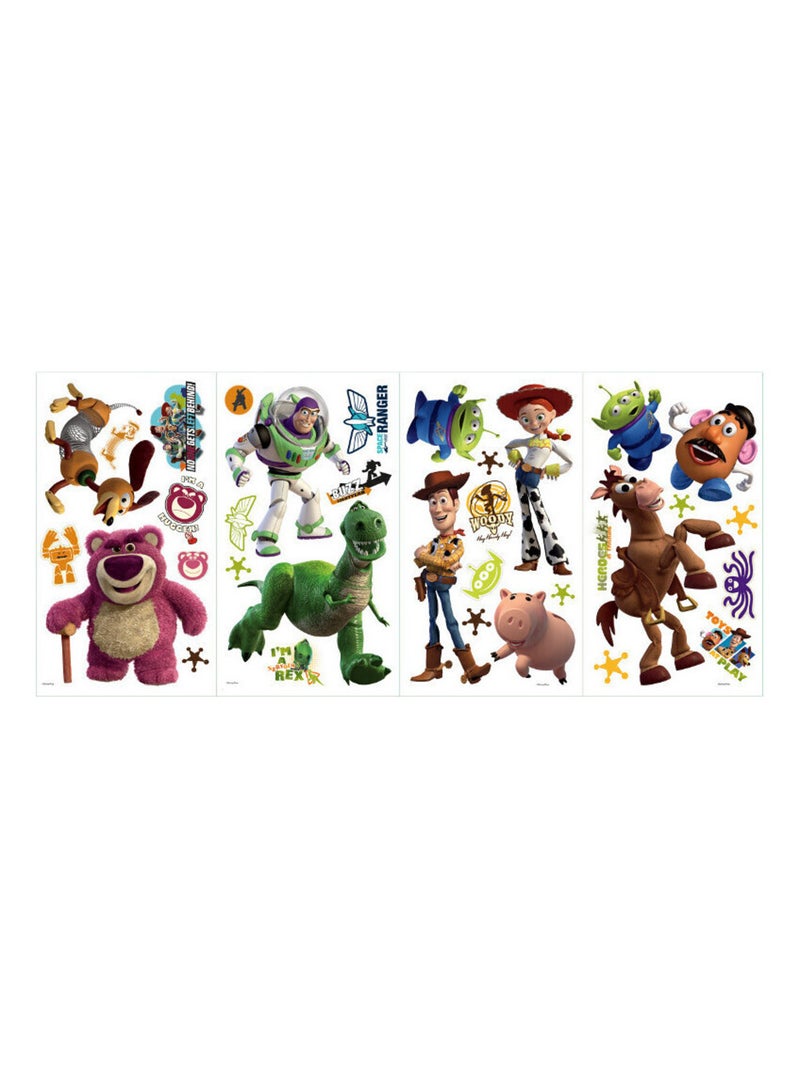 34 Stickers Toy Story 3 Disney Multicolore - Kiabi