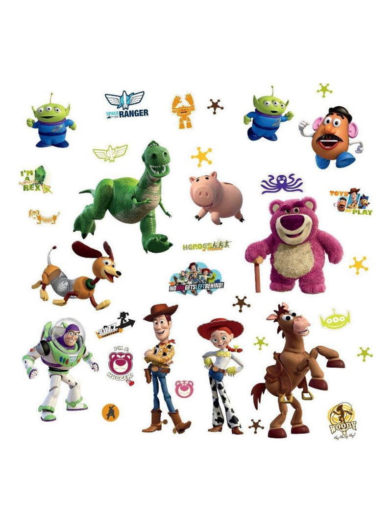 34 Stickers Toy Story 3 Disney Multicolore - Kiabi
