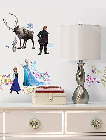 36 Stickers géant scintillant La Reine des Neiges Disney Frozen
