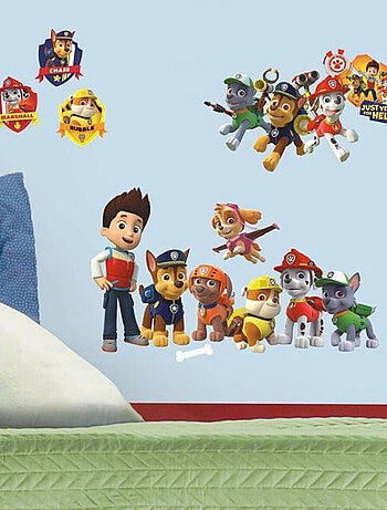 37 Stickers personnages Pat' Patrouille