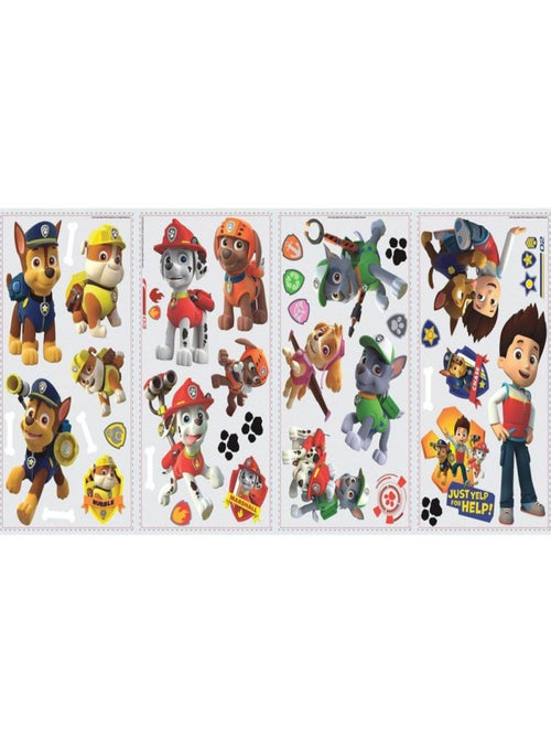 37 Stickers personnages Pat' Patrouille - Kiabi