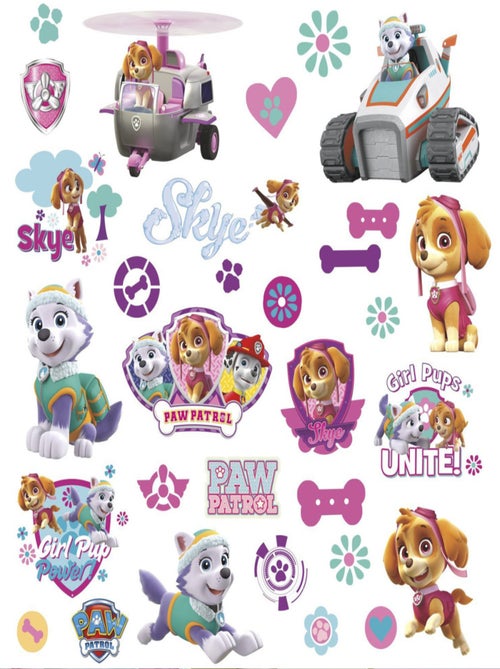 37 Stickers Stella & Everest Pat' Patrouille - Kiabi