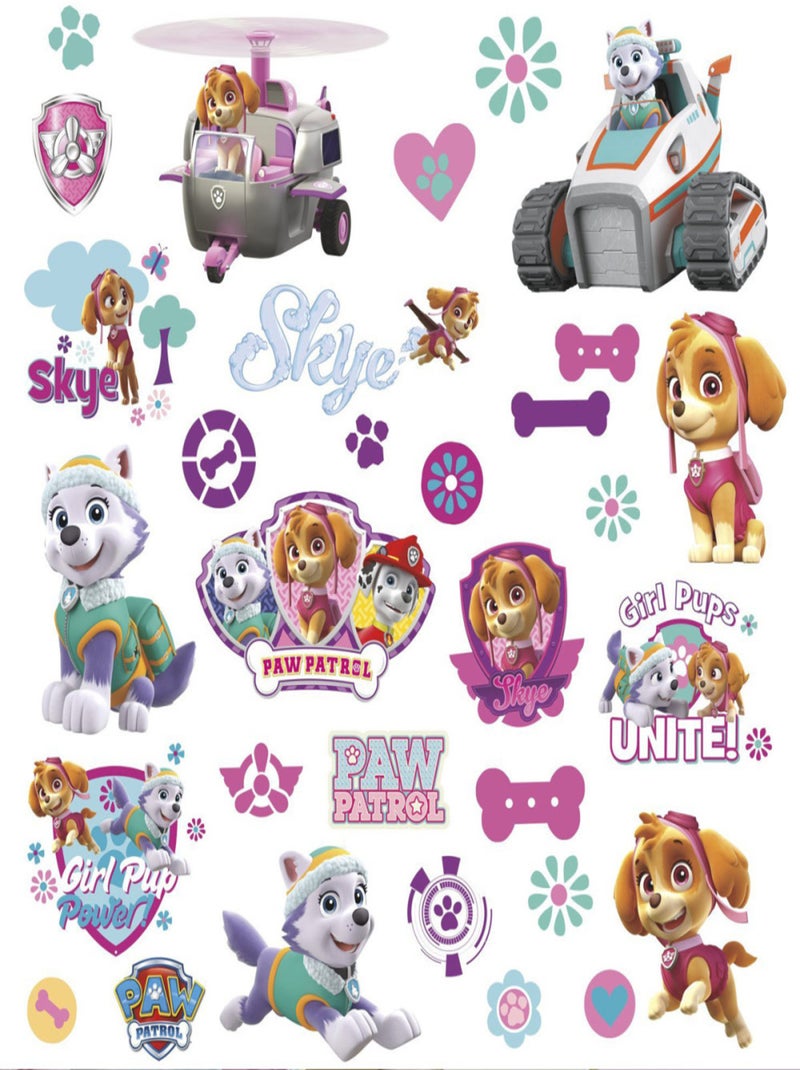 37 Stickers Stella & Everest Pat' Patrouille Multicolore - Kiabi