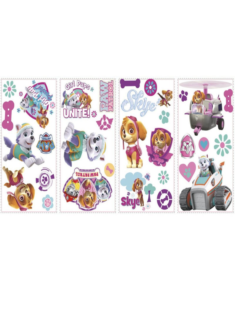 37 Stickers Stella & Everest Pat' Patrouille Multicolore - Kiabi