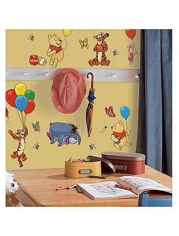 38 Stickers repositionnable Winnie l'Ourson Disney 102x46cm