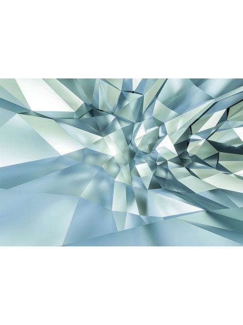 3D Crystal Cave Photo murale Diamant Scintillant - 368 x 254 cm - Kiabi