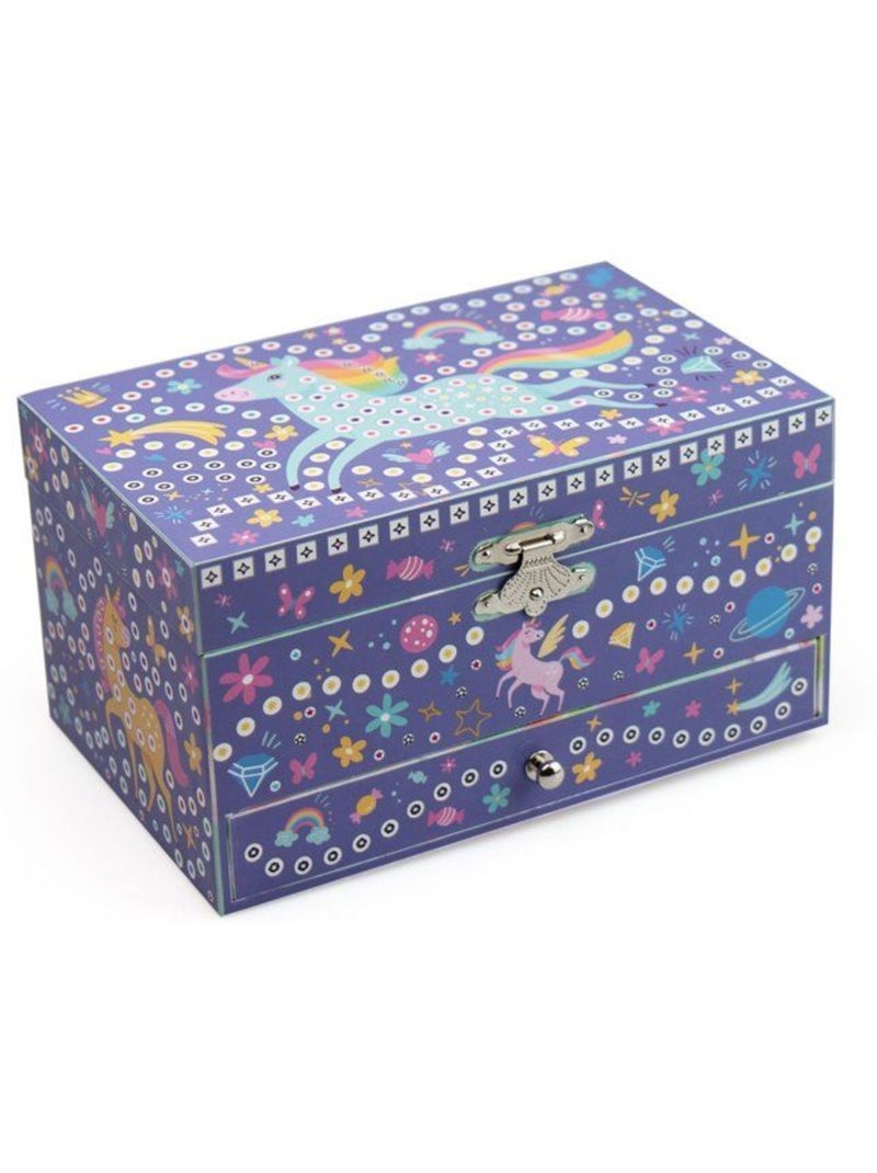 3D Mosaïques - SYCOMORE - Stick'N Fun - Boîte à musique Licorne - Dès 5 ans Violet - Kiabi