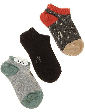 3x Paires de Chaussettes à Motifs Fille
