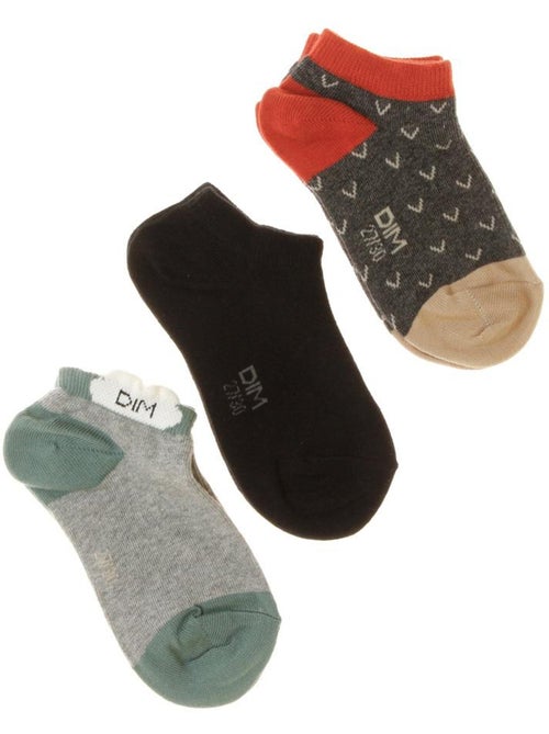 3x Paires de Chaussettes à Motifs Fille - Kiabi