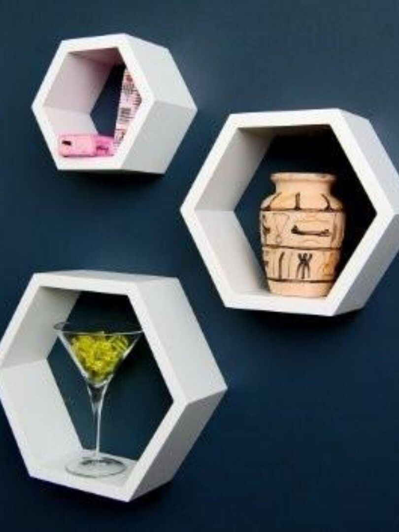 3 étagères Murales Flottantes ARTEMIO – Design Nesting Pour Décoration Moderne Et Rangement Pratique - 5