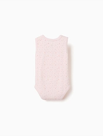 4 Bodies en coton sans manches