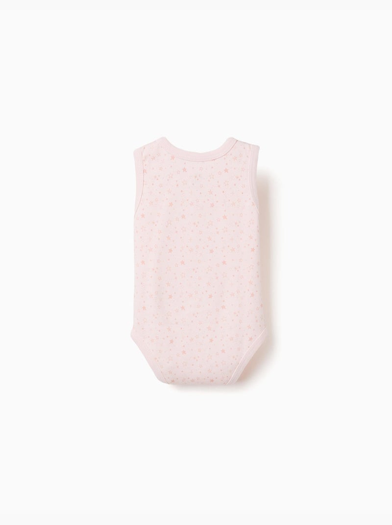 4 Bodies en coton sans manches Multicolore - Kiabi