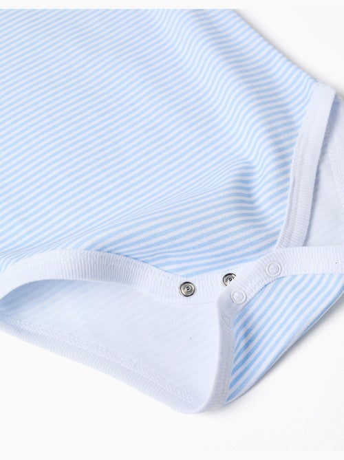 4 Bodies sans manches à imprimés - Kiabi