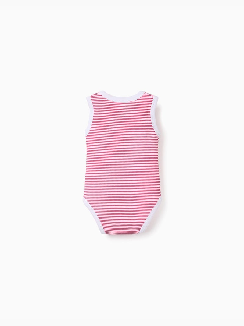 4 Bodies sans manches à imprimés Multicolore - Kiabi