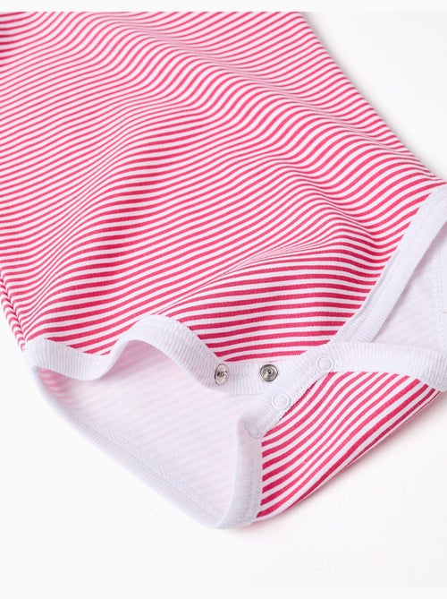 4 Bodies sans manches à imprimés - Kiabi