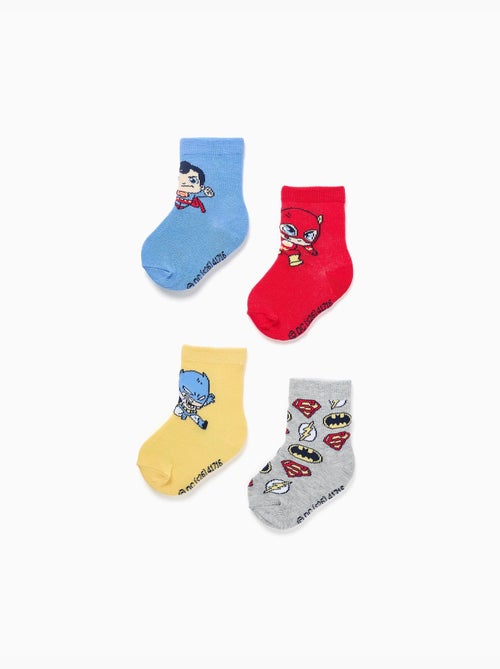 4 chaussettes Super Friends - Kiabi