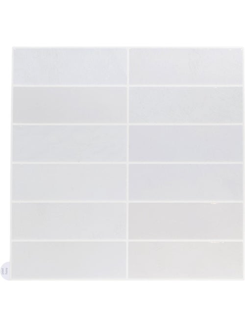 4 crédences adhésives effet Zellige - Kiabi