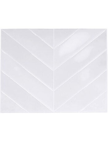4 crédences adhésives motifs chevrons effet Zellige